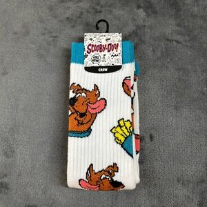 Scooby-Doo Crew Socks Cartoon Character Socks Mens Size 10-13 NWT